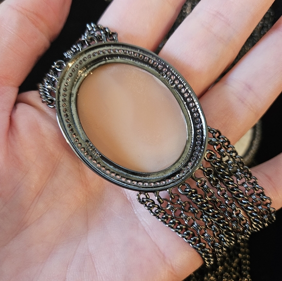 Italian Amedeo NYC Real Dual Cameo Jewelry Set - Picture 9 of 12